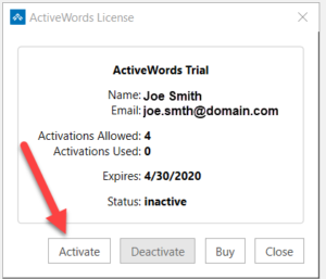 Support and Learn - ActiveWords